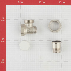 Клапан запорный угловой Stout 1/2 НР(ш) х 1/2 ВР(г) для радиатора (SVL-1156-000015) - фото 2