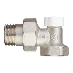 Клапан запорный угловой Stout 3/4 НР(ш) х 3/4 ВР(г) для радиатора (SVL-1156-000020) - фото 5