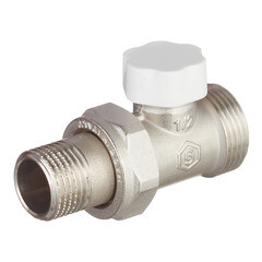 Изображение товара Клапан запорный Stout 1/2 ВР(г) х 3/4 НР(ш) для радиатора под евроконус (SVL-1196-000015)