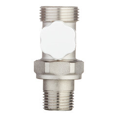 Клапан запорный Stout 1/2 ВР(г) х 3/4 НР(ш) для радиатора под евроконус (SVL-1196-000015) - фото 4