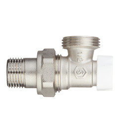 Клапан запорный угловой Stout 1/2 НР(ш) х 3/4 НР(ш) для радиатора под евроконус (SVL-1166-000015) - фото 3