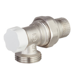 Клапан запорный угловой Stout 1/2 НР(ш) х 3/4 НР(ш) для радиатора под евроконус (SVL-1166-000015) - фото 5