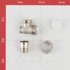 Клапан запорный угловой Stout 1/2 НР(ш) х 3/4 НР(ш) для радиатора под евроконус (SVL-1166-000015) - фото 4