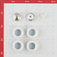 Набор присоединительный универсальный Rifar 1 НР х 3/4 ВР для радиатора белый (R.Ad.G34) - фото 3