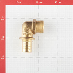 Угол Stout 32 мм х 1 НР(г) латунный (SFA-0005-003210) - фото 3
