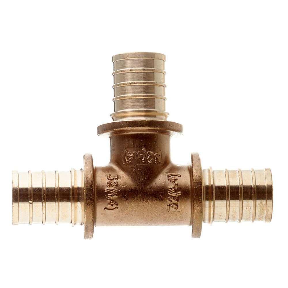 Изображение товара Латунный тройник для труб 32 мм аксиальный STOUT (SFA-0013-000032)