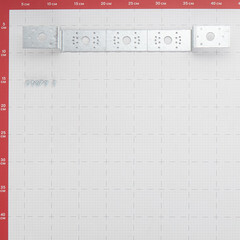 Планка монтажная Stout тройная для водорозеток тип 75/150 (SFA-0027-252525) - фото 2