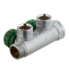 Коллектор Stout 3/4 ВР(г) х 2 выхода 3/4(ЕК) х 3/4 НР(ш) регулирующий (SMB-6850-343402) - фото 6