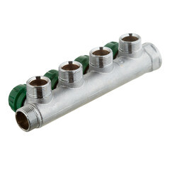 Коллектор Stout 3/4 ВР(г) х 4 выхода 3/4(ЕК) х 3/4 НР(ш) регулирующий (SMB-6850-343404) - фото 6