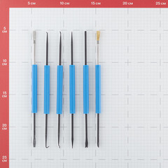 Инструмент монтажный для пайки Rexant в наборе 6 предметов (12-6031) - фото 14