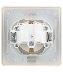 Розетка Systeme Electric Glossa встраиваемая титан со шторками с крышкой (GSL000448) - фото 5