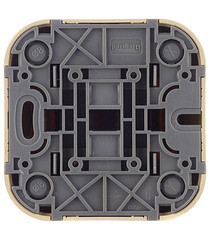 Выключатель Legrand Quteo двухклавишный накладной дерево (782262) - фото 3