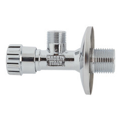 Вентиль Tiemme 1/2 НР(ш) х 3/8 НР(ш) для подключения смесителя угловой хром (2950013) - фото 5