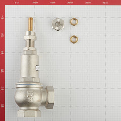 Клапан предохранительный регулируемый Valtec 1 1/4 ВР(г) (VT.1831.N.07) - фото 3