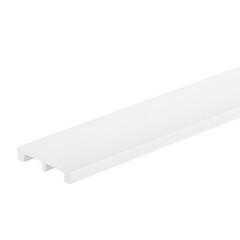 Плинтус экополимер Cosca 80х15х2000 мм белый (PX048) - фото 3