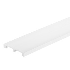 Плинтус экополимер Cosca 99х15х2000 мм белый (PX049) - фото 6