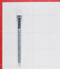 Болт сантехнический 10х140 мм DIN 571 оцинкованный (2 шт.) - фото 3