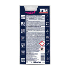 Клей монтажный каучуковый Tytan Professional Classic Fix прозрачный 100 мл туба на блистере - фото 2