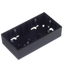 Коробка монтажная Simon 15 двухместная накладная графит (1590752-038) - фото 4