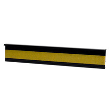 Плинтус ПВХ Salag 50 мм черный 2500 мм под ковролин