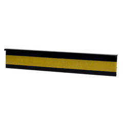 Изображение товара Плинтус ПВХ Salag 50 мм черный 2500 мм под ковролин