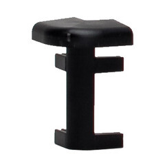 Изображение товара Угол ПВХ наружный Salag 50 мм черный под ковролин (1 шт.)