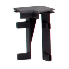 Изображение товара Угол ПВХ внутренний Salag 50 мм черный под ковролин (1 шт.)