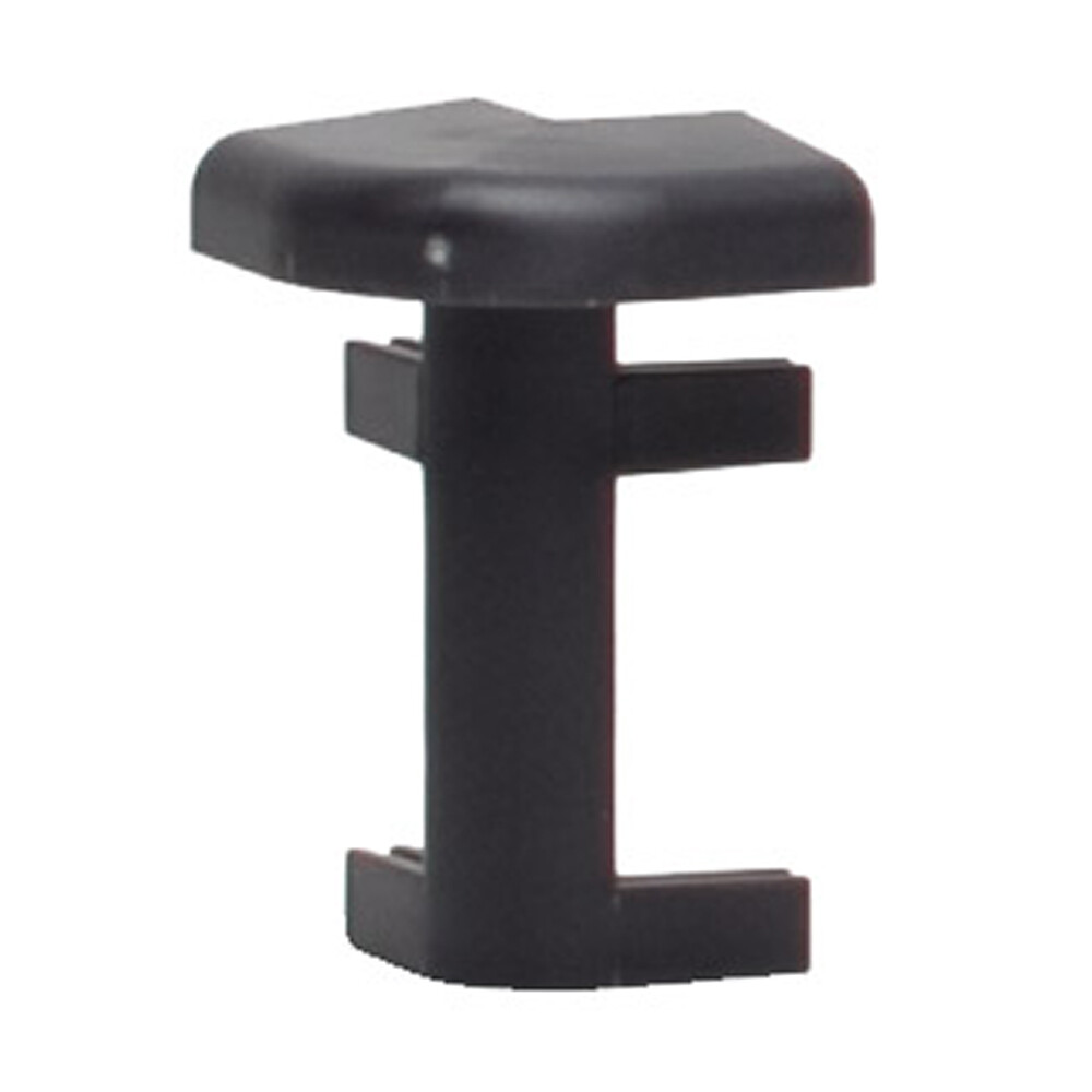 Изображение товара Угол наружный из ПВХ 50 мм темно-серый для плинтусов Salag