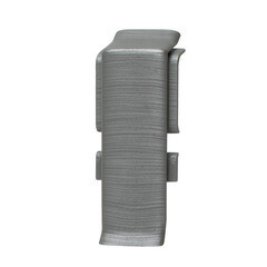 Изображение товара Соединитель ПВХ Salag NG 62 мм алюминий структура (2 шт.)