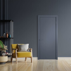 Дверь межкомнатная Ньюта 700х2000 мм эмаль графит глухая с замком и петлями - фото 2