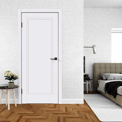 Дверь межкомнатная Ольсен P4 700х2000 мм эмаль белая глухая с замком - фото 2