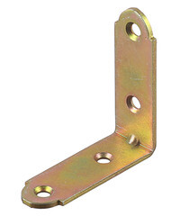 Изображение товара Уголок узкий оцинкованный 50х50х17х2 мм с желтой пассивацией