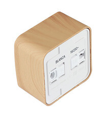 Розетка Systeme Electric Blanca накладная ясень со шторками (BLNRA011115) - фото 2