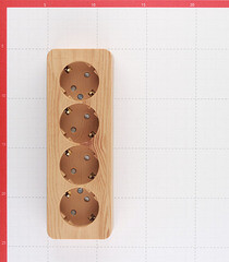 Розетка Systeme Electric Blanca накладная ясень со шторками (BLNRA011415) - фото 3