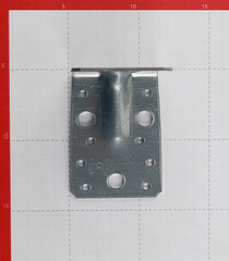 Уголок крепежный усиленный оцинкованный 90х90х65х2.5 мм GAH ALBERTS - фото 3