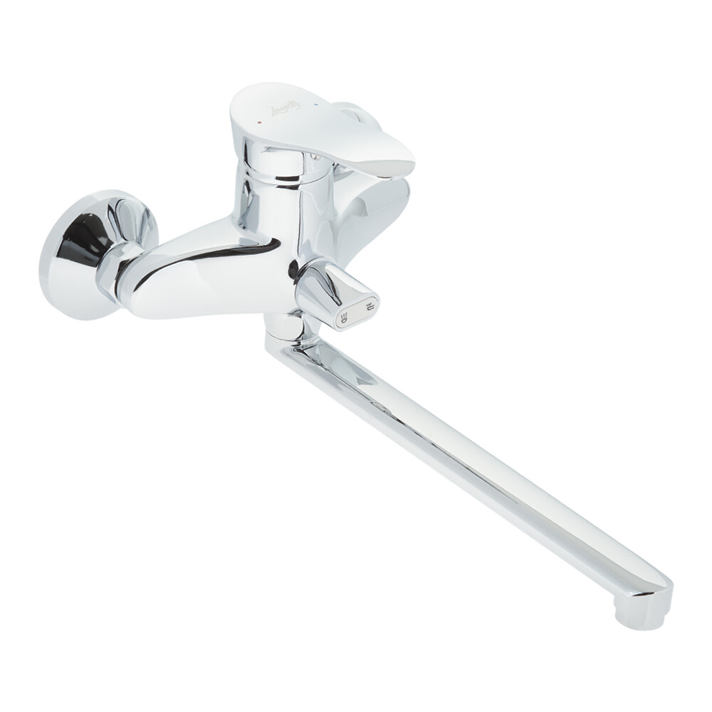 Изображение товара Смеситель для ванны Lavelly Fluent хром однорычажный с длинным изливом без лейки (672202) Изображение товара Смеситель для ванны Lavelly Fluent хром однорычажный с длинным изливом без лейки (672202)