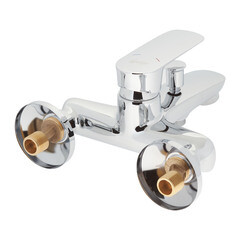 Смеситель для ванны Lavelly Optima хром однорычажный с коротким изливом без лейки (672205) - фото 9