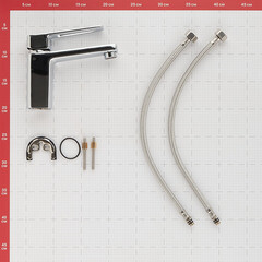 Смеситель для раковины Lavelly Prime однорычажный хром (672209) - фото 4