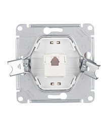 Розетка компьютерная Systeme Electric Glossa встраиваемая титан RJ45 (GSL000481K) - фото 5