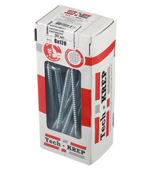 Болт сантехнический 6х120 мм DIN 571 оцинкованный (30 шт.) - фото 2