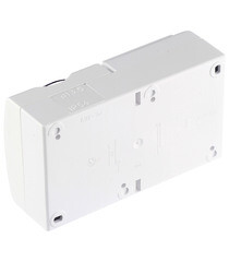 Блок выключатель и розетка Simon 15 Aqua одноклавишный накладной белый (1594511-030) - фото 3