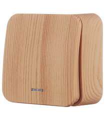 Выключатель Systeme Electric Blanca одноклавишный накладной ясень с подсветкой (BLNVA101115) - фото 3