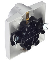 Розетка Simon 15 встраиваемая алюминий (1590459-033) - фото 2