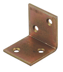 Изображение товара Уголок соединительный оцинкованный 30х30х30х2 мм с желтой пассивацией