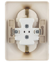 Розетка Systeme Electric Glossa встраиваемая титан (GSL000424) - фото 4