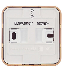 Выключатель Systeme Electric Blanca одноклавишный накладной ясень (BLNVA101015) - фото 3