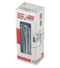 Болт сантехнический 6х90 мм DIN 571 оцинкованный (30 шт.) - фото 3