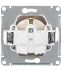 Розетка Systeme Electric Glossa встраиваемая титан (GSL000443) - фото 2