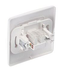 Розетка компьютерная Systeme Electric Blanca встраиваемая белая RJ45 (BLNIS045001) - фото 2