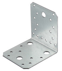 Уголок крепежный оцинкованный 105х105х90х3 мм GAH ALBERTS - фото 1